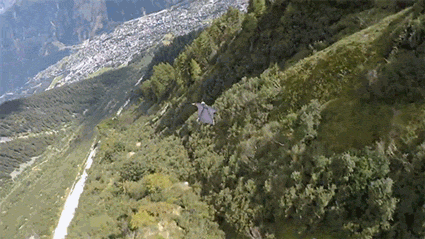 跳伞 飞翔 运动 悬崖