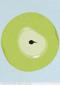 卡通 水滴 蝌蚪 绿叶