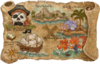 贴纸 卡通 地图 藏宝图