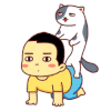 骑马 卡通 搞笑 逗乐