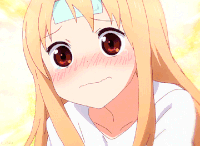 干物妹 脸红 萝莉 动漫