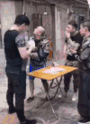 搞笑 滑稽 打扑克 扰民