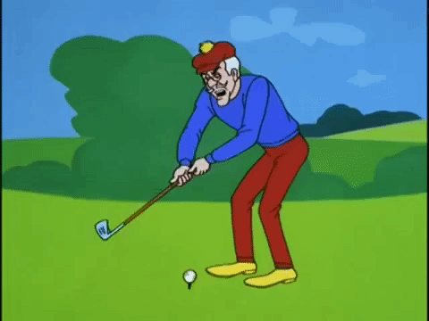 高尔夫球 golf 卡通 人物