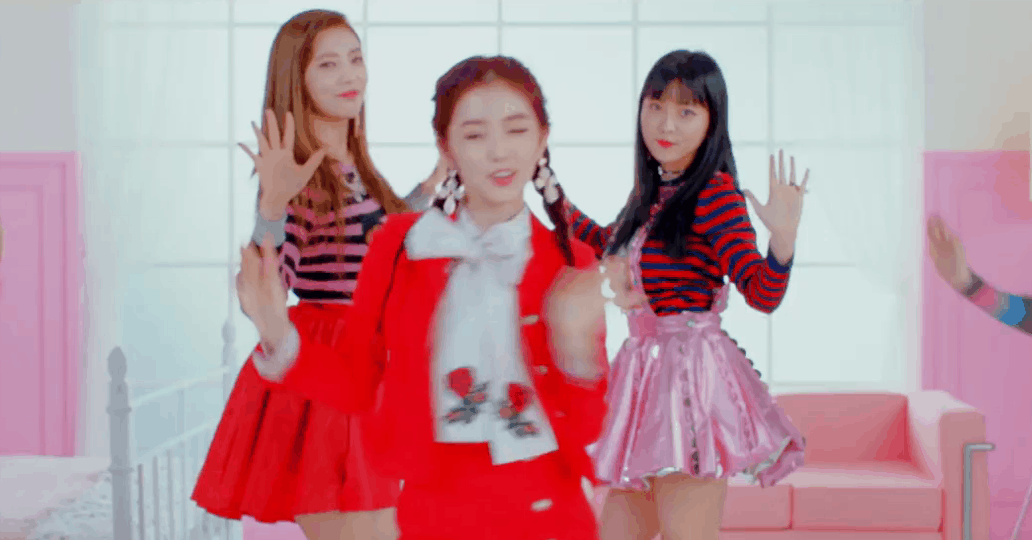 MV Red&Velvet Rookie ok 动作 手势 跳舞