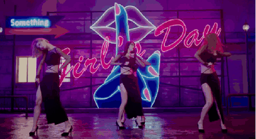 Girl's&Day MV pose something 美女 跳舞 长裙