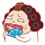 表情包 偷笑 甜甜 小甜甜