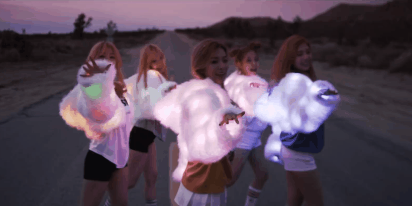 Ice&Cream&Cake MV Red&Velvet 创意 夜光 走路