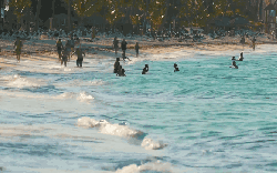 多米尼加共和国 海浪 游客 纪录片 蓬塔卡纳 风景