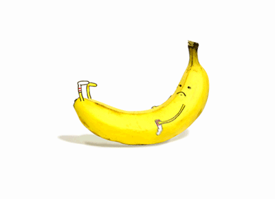 动漫 香蕉 胳膊太短 够不着