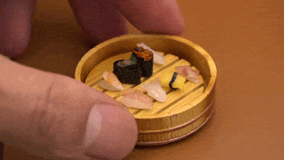 韩国料理 转圈 寿司 美食