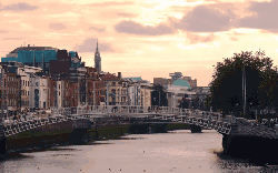 城市 建筑 桥梁 爱尔兰 纪录片 都柏林 黄昏