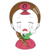 哭泣 可怜 委屈 斗图 搞笑 插画