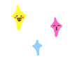 贴纸 闪光 星星