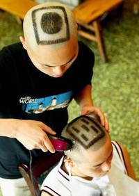 超级搞笑又搞怪 发型 雷人 吓人