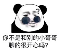 暴漫 熊猫头 你不是很别的小哥哥 聊得很开心吗 搞怪 逗