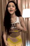 美女 跳舞 窗帘 长发
