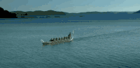 BBC 划船 地球上的神话之岛 孤岛漂泊 新西兰 海水