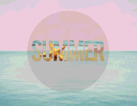 logo summer 沙子 sand