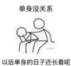 暴漫 文字表情包 单身没关系以后单身的日子还长着呢 搞笑 逗趣 魔性