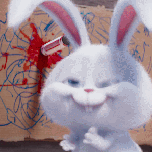 小白兔 搞笑 可爱 淘气