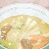 美食 二次元 卡通 胡萝卜 汤