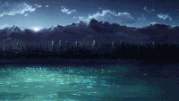 升起 天空 水面 绿色