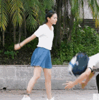 美女 男人 拥抱 搞笑