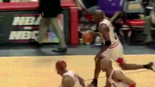 篮球 NBA 暴扣 乔丹 公牛 晃动 过人 上篮