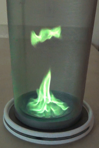 物理  开心 火焰 绿色