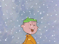 冬天 季节 可爱的, 查理布朗 ,吃雪