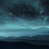 风景 天空 夜空 晚上 山