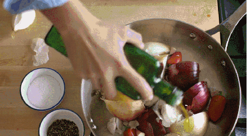 橄榄油 烹饪 秘制番茄酱意面 美食系列短片 蔬菜