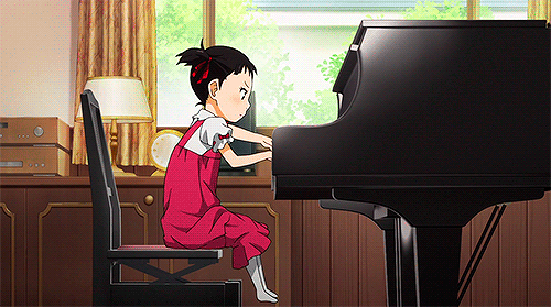 女孩 钢琴 弹奏 可爱