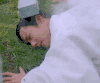 郑业成 白色 草地 烟