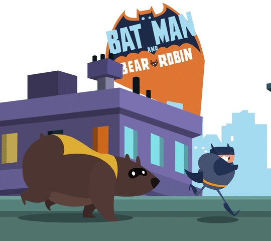 熊 艺术 漫画 动画 蝙蝠侠 罗宾 超级英雄 企鹅 凯尔 熊罗宾