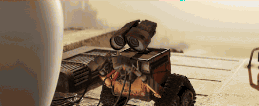 在爱 有趣的 爱 电影 有生气的 迪士尼 哈哈 电影 机器人 动画 机器人 大声笑 火花 迪士尼皮克斯 迪士尼的GIF CGI 皮克斯动画GIF 皮克斯 迪斯尼皮克斯 爱的GIF 瓦力 瓦力 瓦力的GIF 启动 火花 火花塞