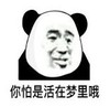 暴漫 文字表情包 你怕是活在梦里哦 搞笑 逗 沙雕