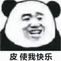 皮 快乐 熊猫头