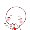 卡通 偷笑 捂嘴 可爱