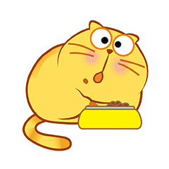 猫咪 吃货 胖子 动漫