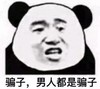 暴漫 文字表情包 骗子男人是骗子 搞笑 逗 沙雕