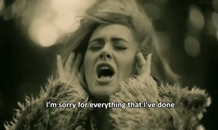 阿黛尔·阿德金斯 Adele 唱歌 摆头 对不起