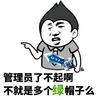 管理员 了不起啊 多个绿帽子 斗图 搞笑 猥琐