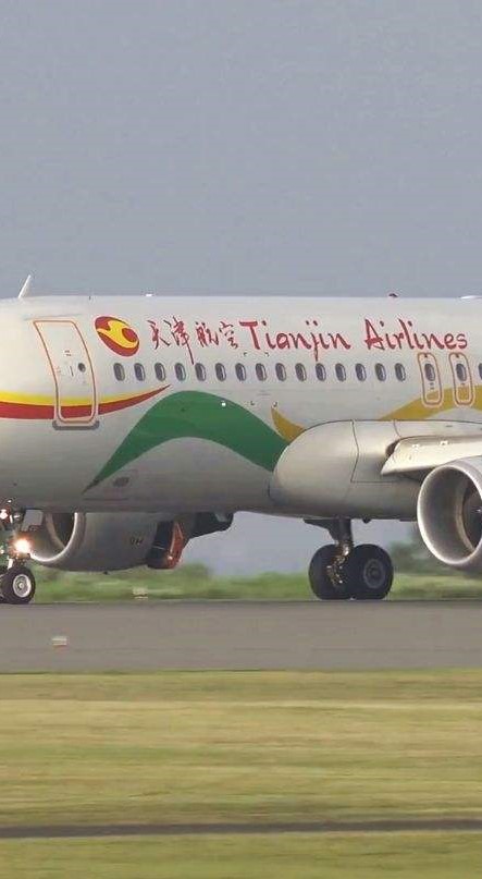 飞机gif天津航空gif机场gif起飞gif