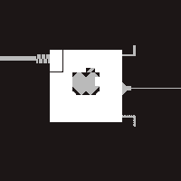 像素风 机器 连接线 旋转 怀旧风格