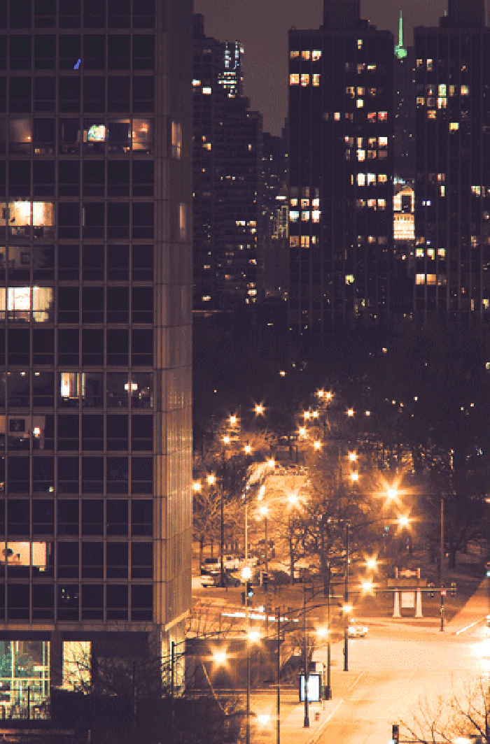 夜晚 都市 繁华 灯光