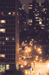 夜晚 都市 繁华 灯光
