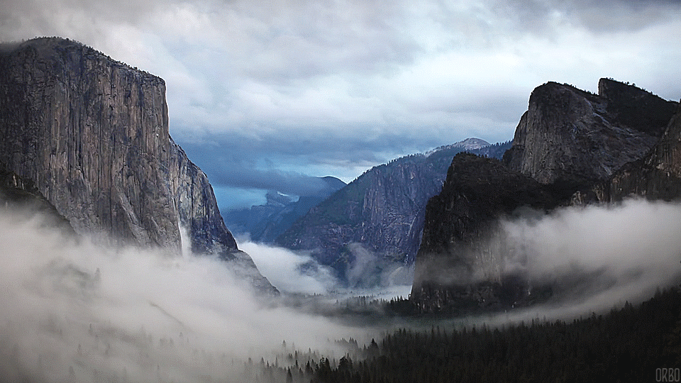 山雾 悬崖 雾 mist nature