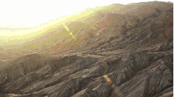 吐鲁番市 夕阳 戈壁 新疆 火焰山 纪录片 航拍中国