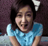 美女 舌头 变样 搞笑